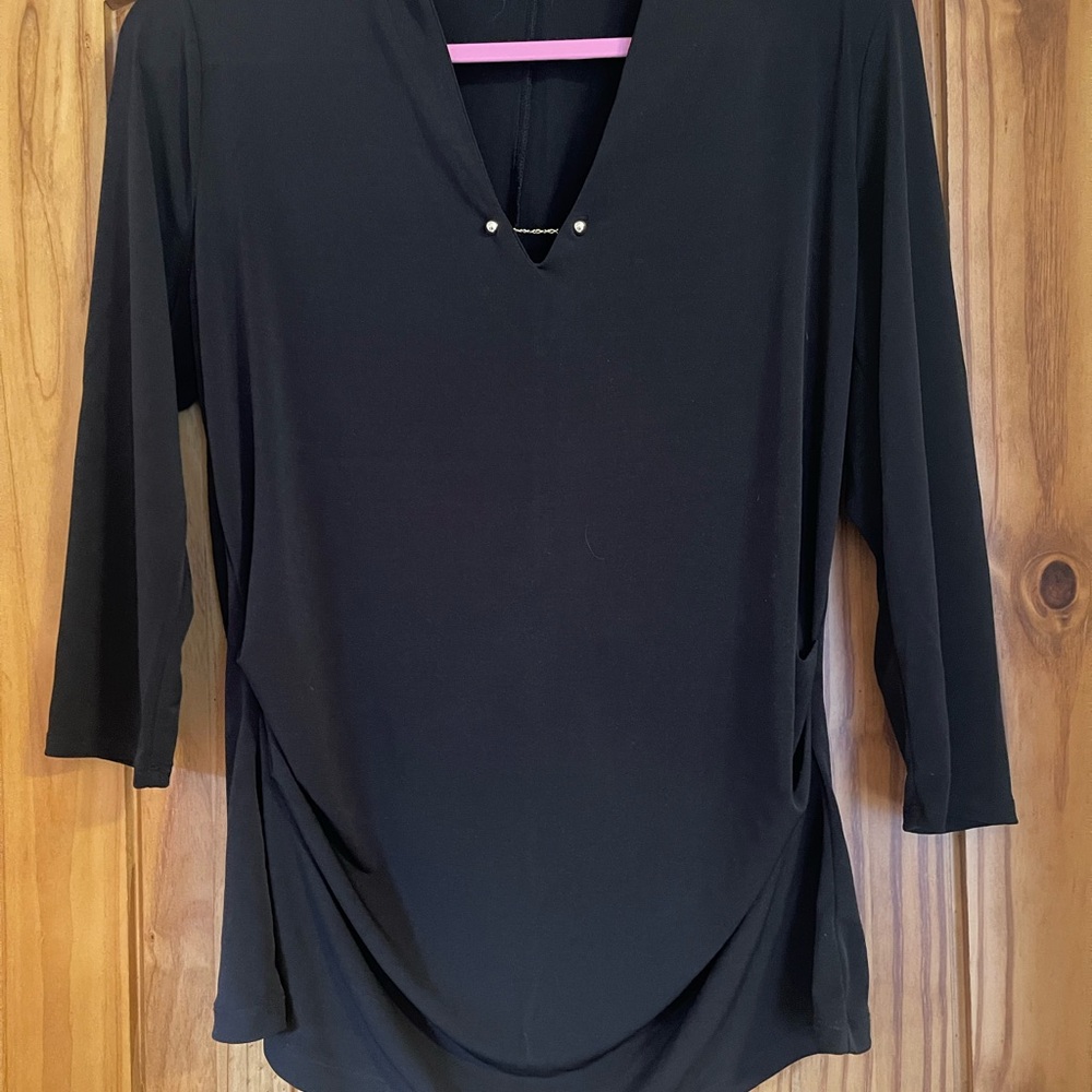 Elegant Black Women's Top